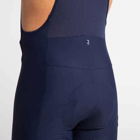 Men's Cycling Bib Shorts RC100 - Navy