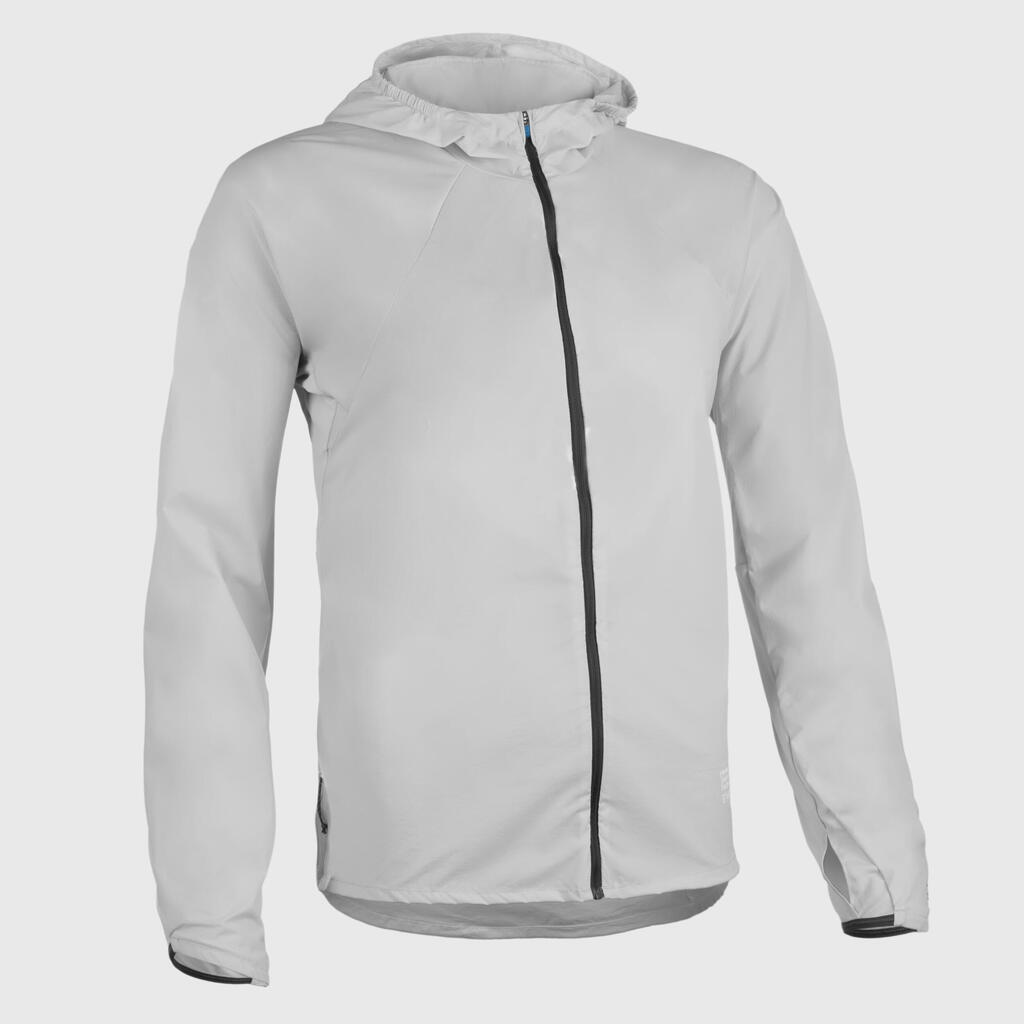 Laufjacke Trailrunning Herren grau