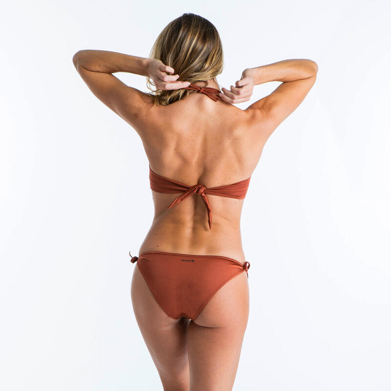 Costume slip surf donna SOFY BRONZE laccetti fini