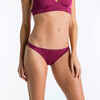 Bikini-Hose Damen schmaler Rand Aly bordeaux