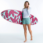 TEE SHIRT ANTI UV SURF MALOU MANCHES LONGUES FEMME GREIGE (SANS TEINTURE)  pour les clubs et collectivités