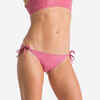 BAS DE MAILLOT DE BAIN CULOTTE NOUÉE FEMME SURF SOFY ROSE