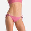 Bikini-Hose Damen seitlich gebunden Surfen Sofy rosa