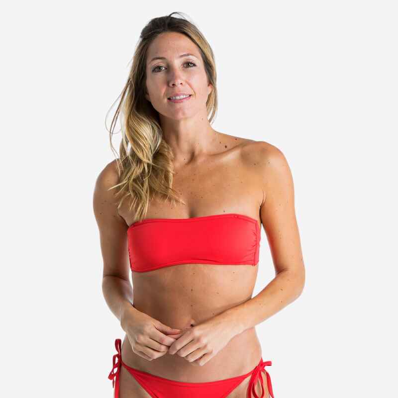 Bandeau Epaules Maillot De Bain Bandeau Rouge Une Épaule Maillots