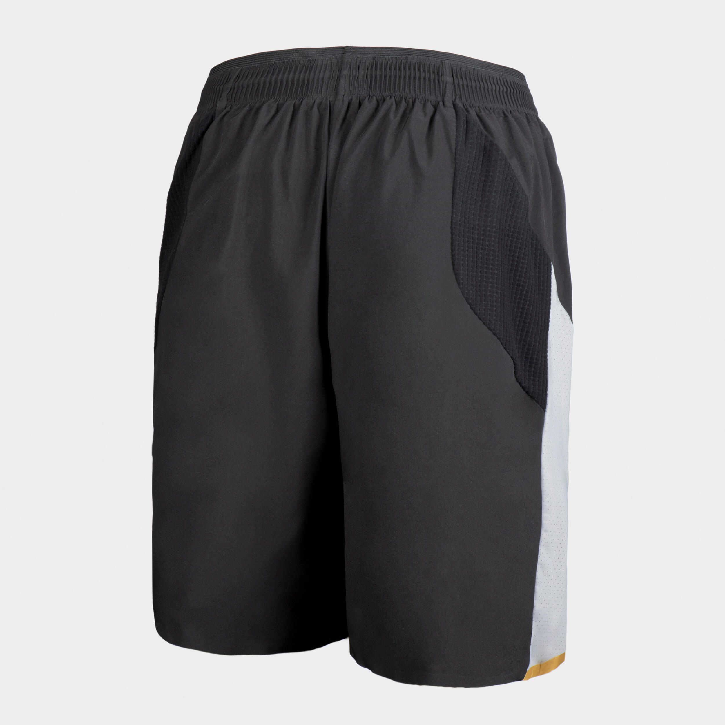 Men's Basketball Shorts SH900 - Black/Grey/Gold 2/3