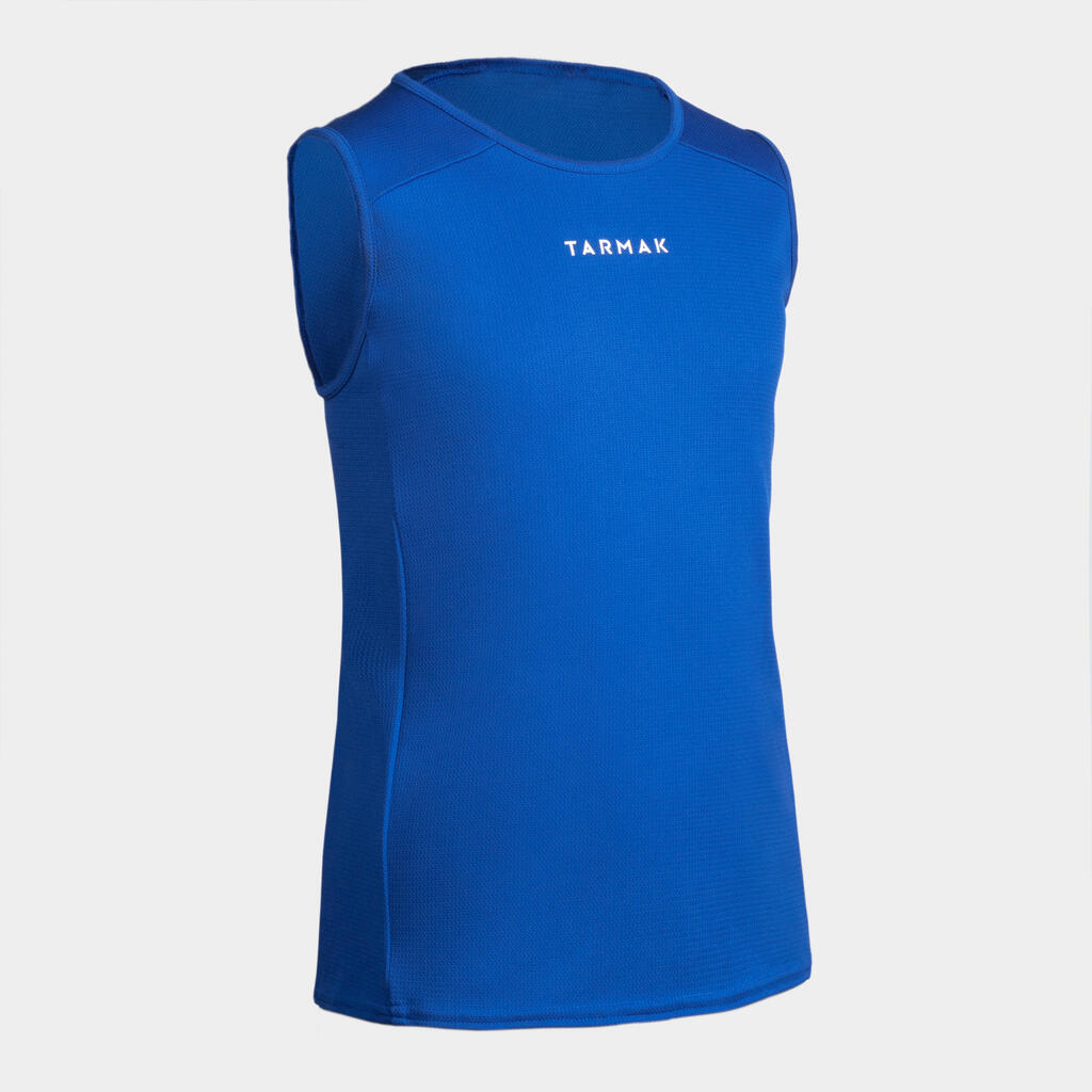 Playera Básquetbol Tarmak T100 niños azul