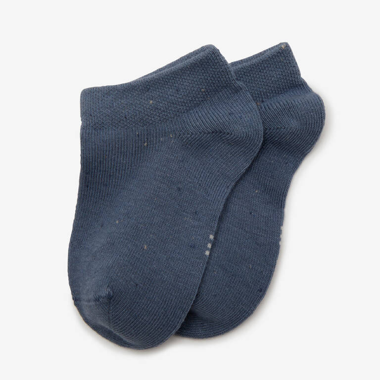 Kids' Ankle Socks 5-Pack Basic - Blue/Beige/Green