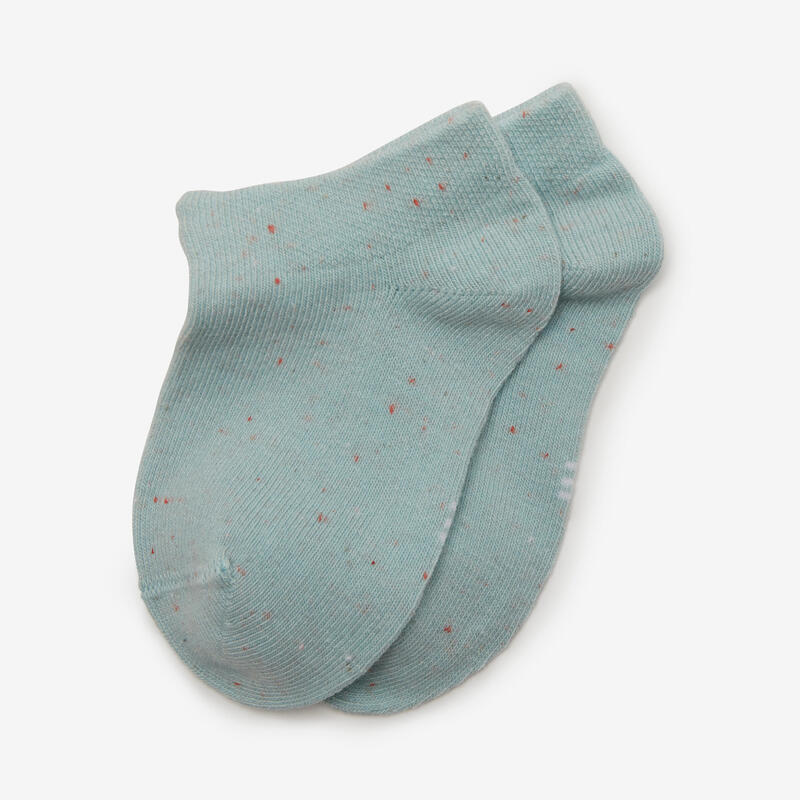 Pack de 5 calcetines cortos niños - Básico azul/beige/verde 