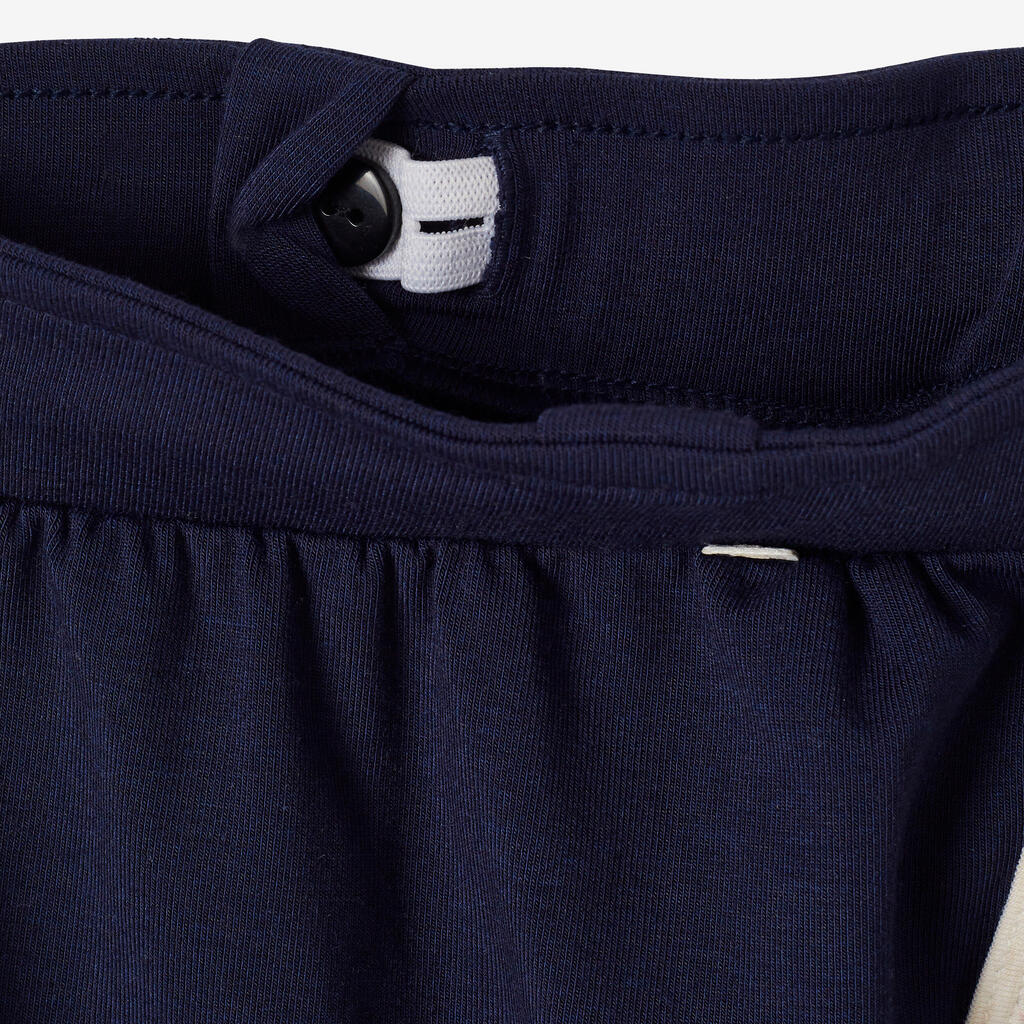 Kids' Breathable Adjustable Shorts 500 - Navy Blue