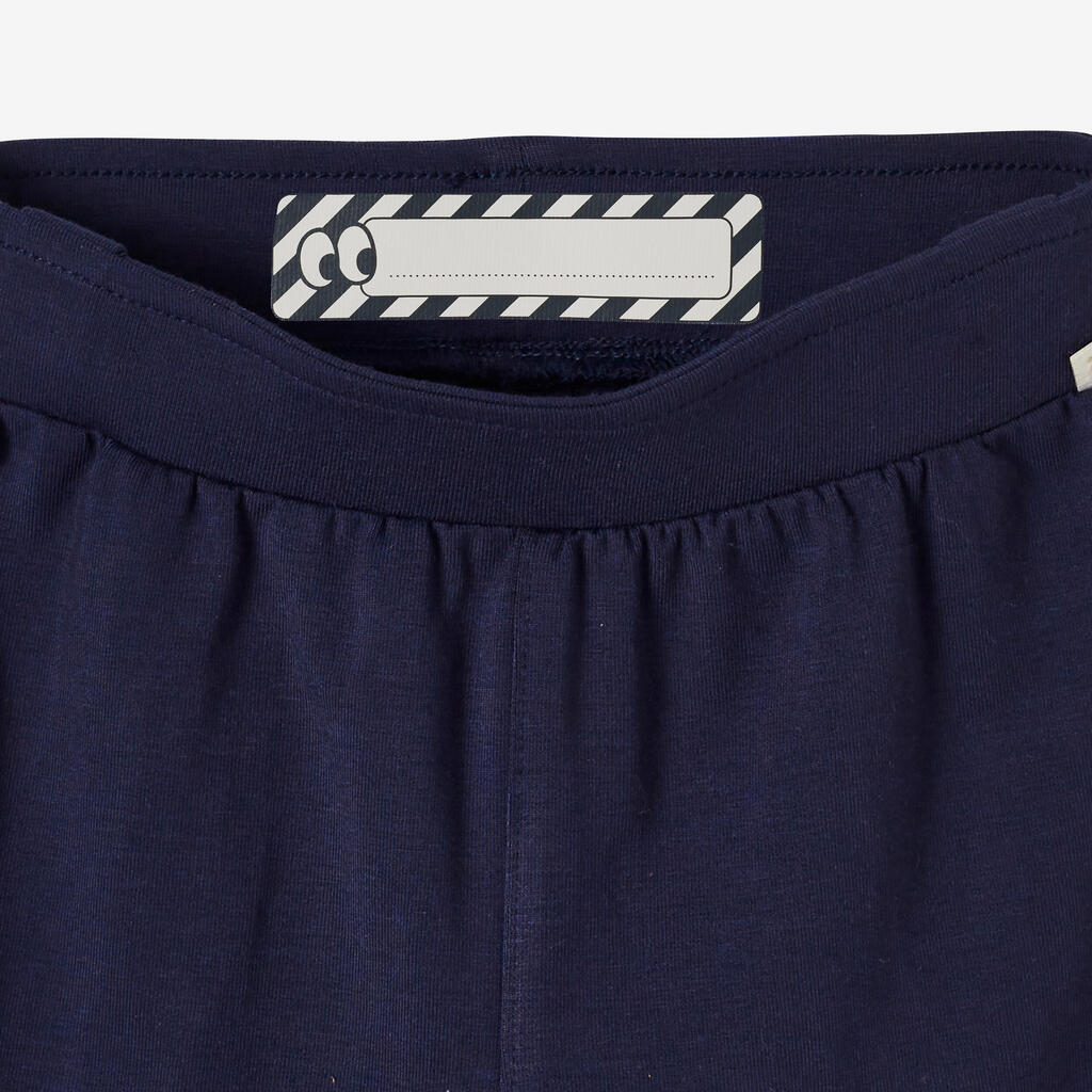 Kids' Breathable Adjustable Shorts 500 - Navy Blue