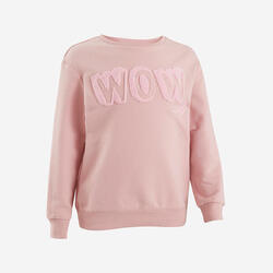 Sweat bébé - Basique Rose avec motifs