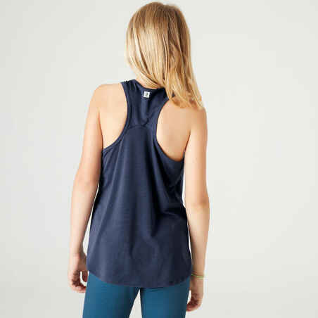 Girls' Breathable Tank Top - Navy