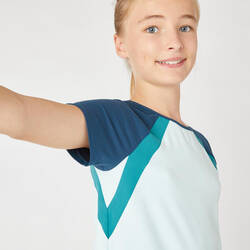 Girls' Breathable T-shirt S500 - Green