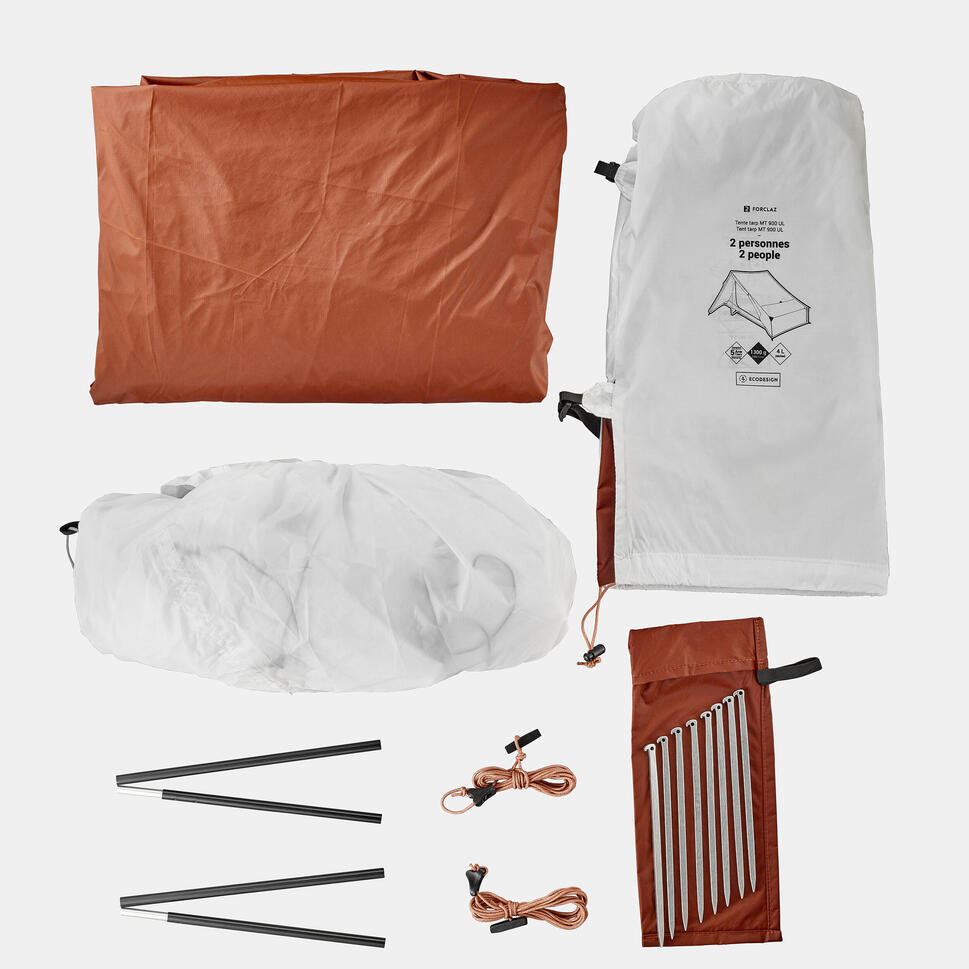 2 Man Trekking Tarp Tent MT900 FORCLAZ Decathlon