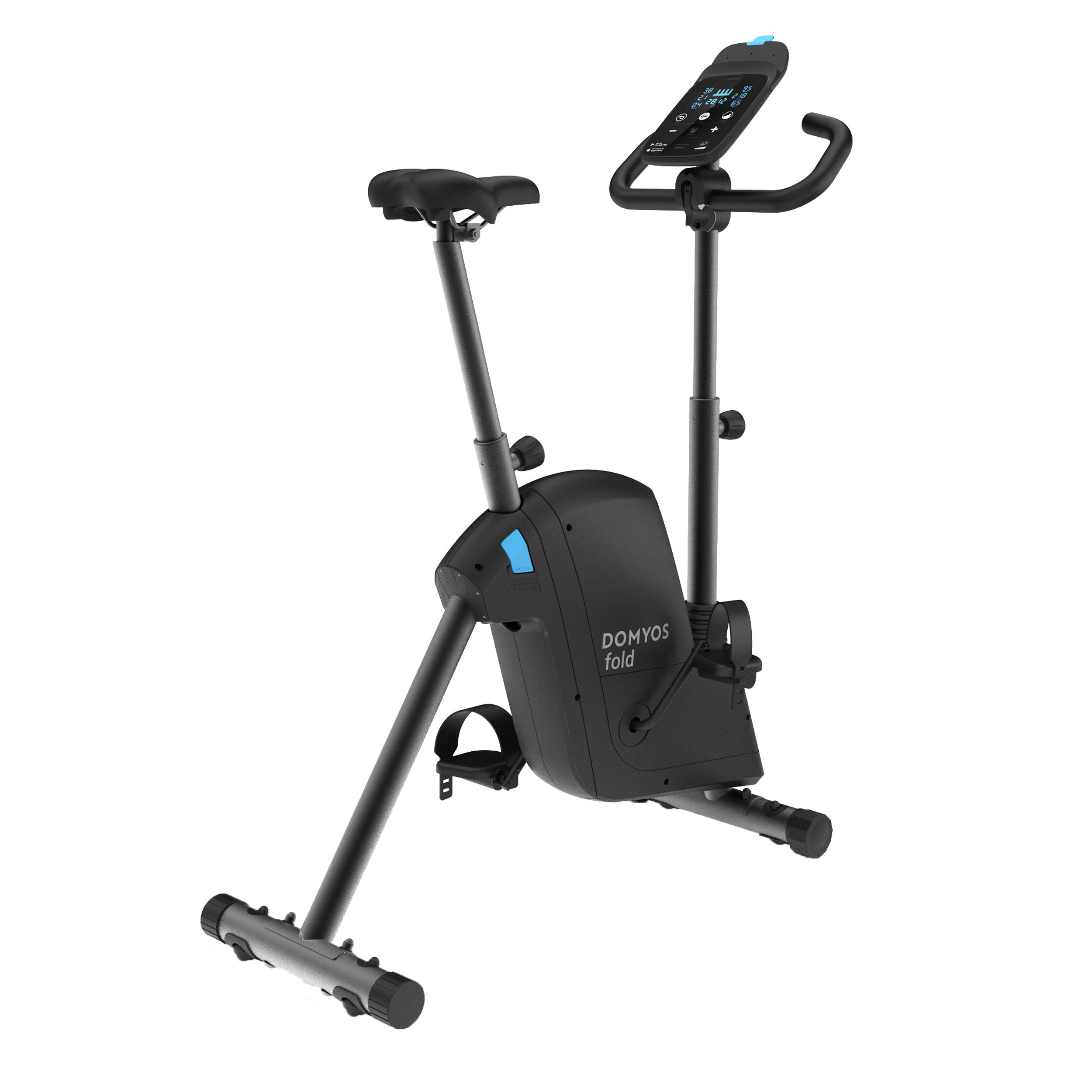Bicicletă de Apartament pliabilă și conectată EB Fold decathlon.ro  Aparate fitness cardio