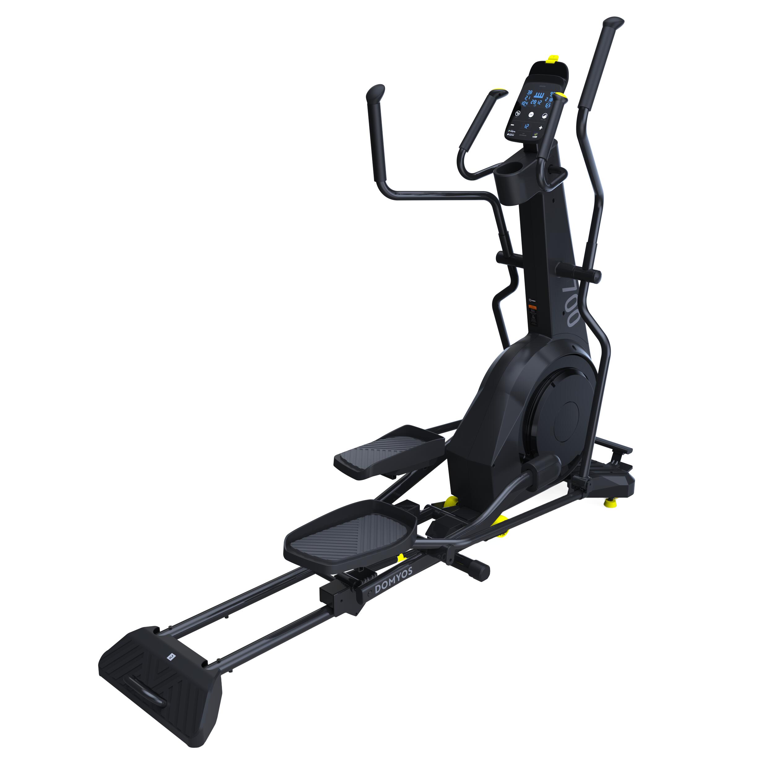 Bicicletă eliptică EL 700 pliabilă, auto-alimentată și conectată decathlon.ro  Aparate fitness cardio