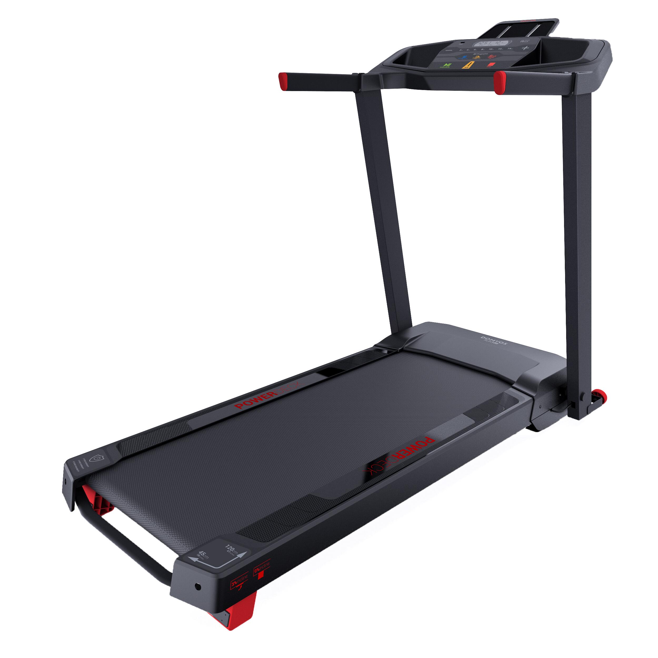 Tapis de course compact 14 km/h (9 mi/h) – Run 100 E - DOMYOS