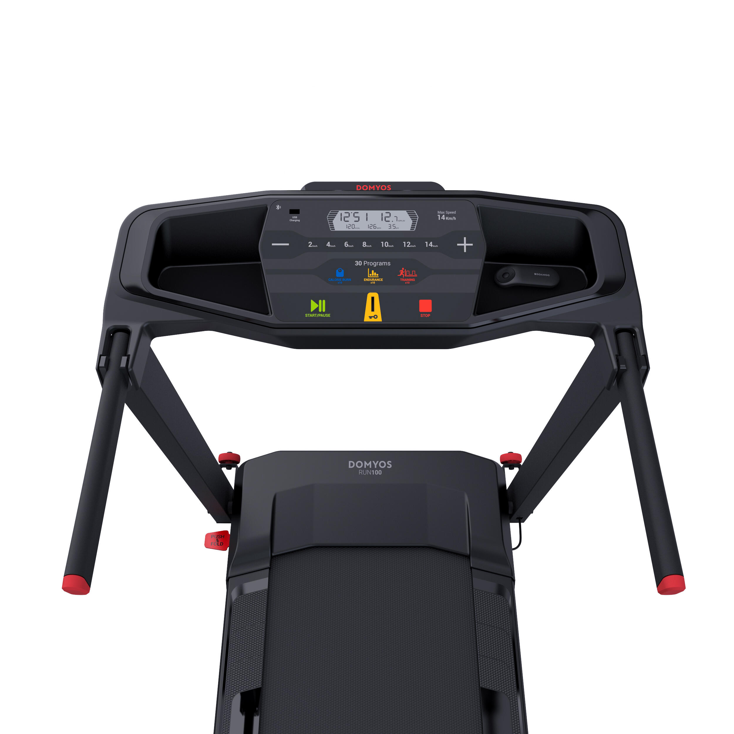 Compact Fitness Treadmill 14 km/h (9 mph), Run 100 E