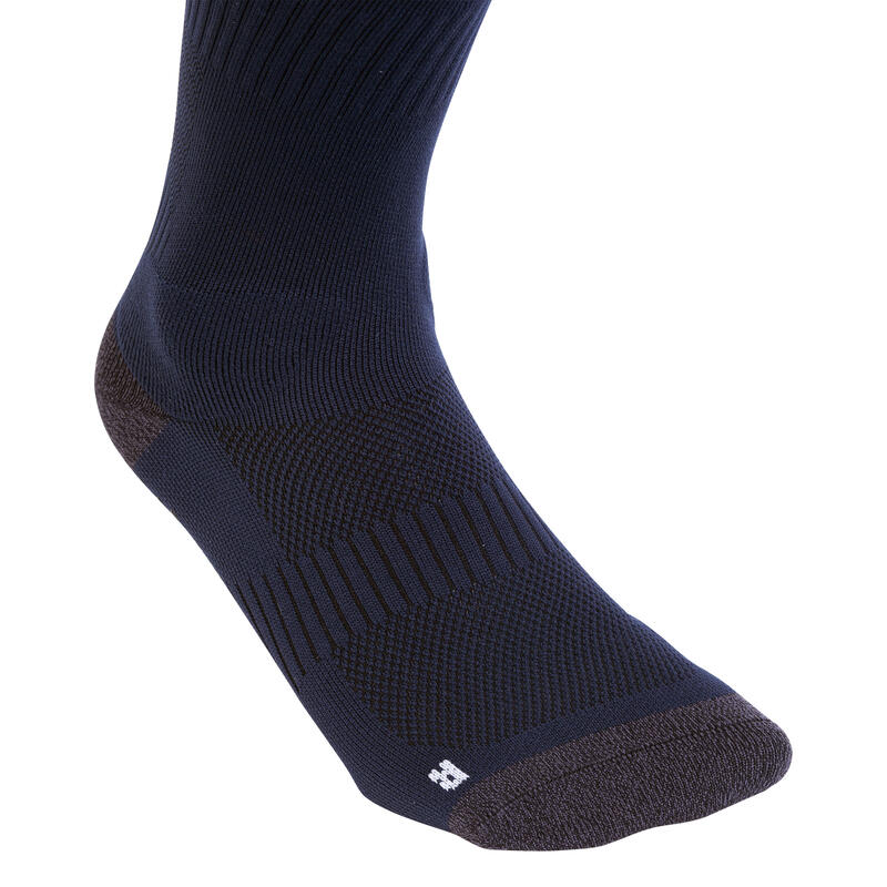 Chaussettes de hockey sur gazon adulte intensité forte FH900 Bleu marine