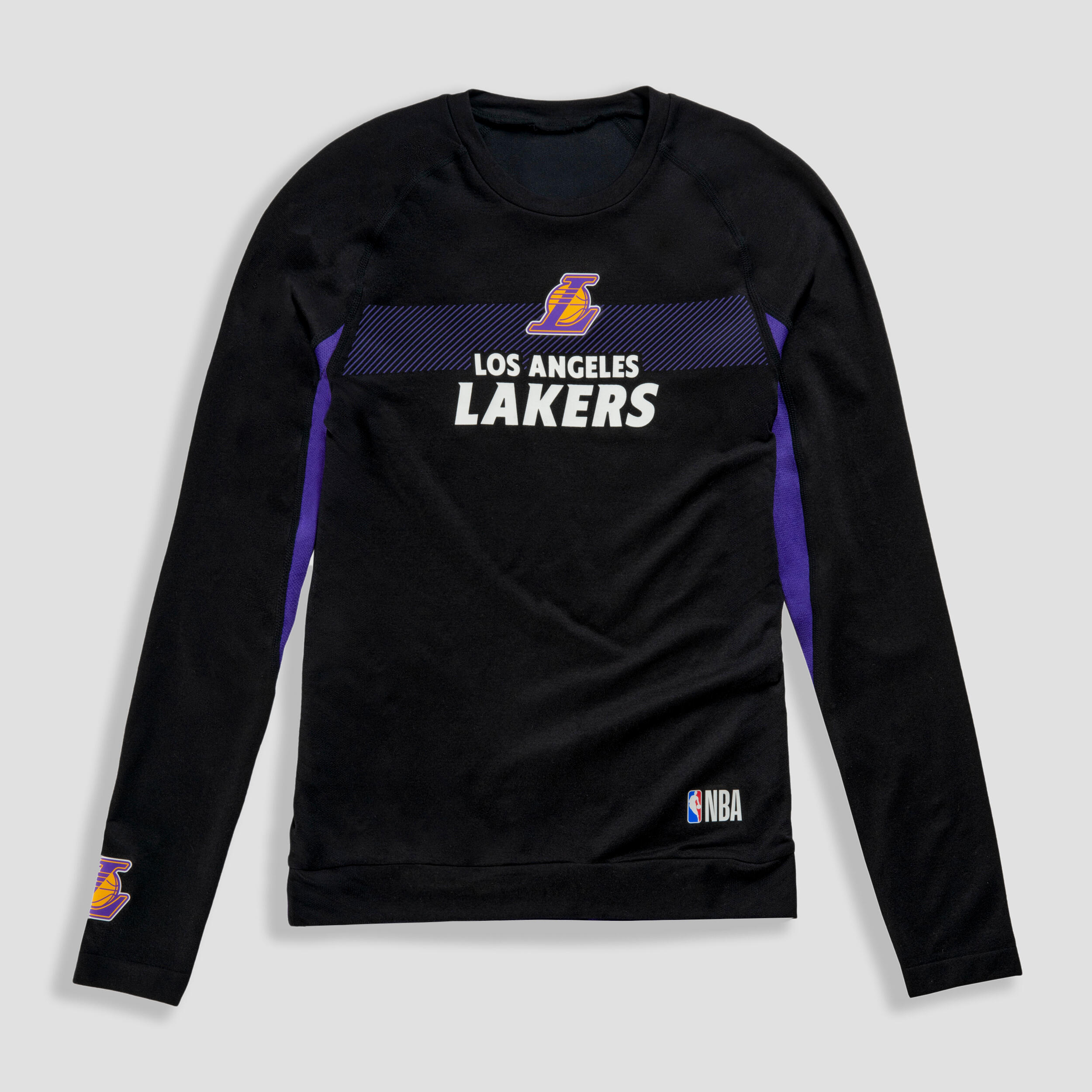 Kids' Basketball Base Layer Jersey UT500 - NBA Los Angeles Lakers/Black 4/8