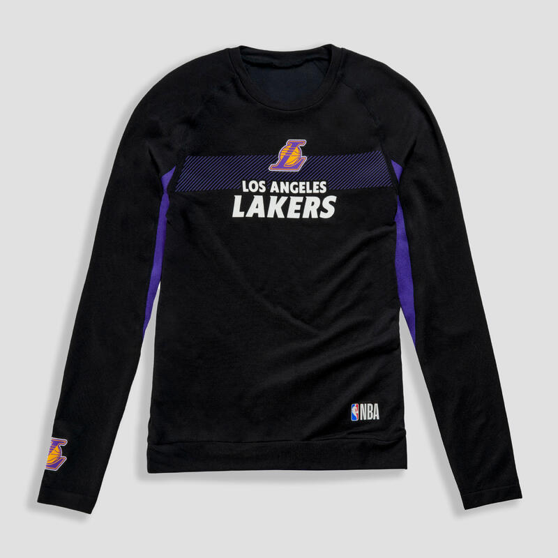 Sous-maillot basketball NBA Los Angeles Lakers Enfant - UT500 Noir