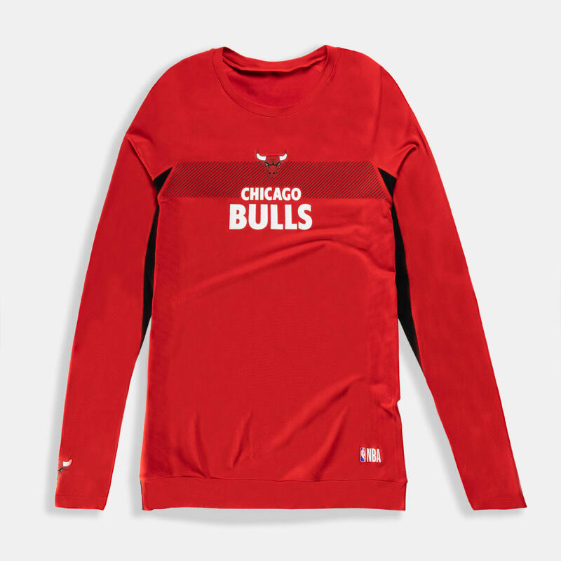 Ondershirt voor basketbal heren/dames NBA Chicago Bulls UT500 rood