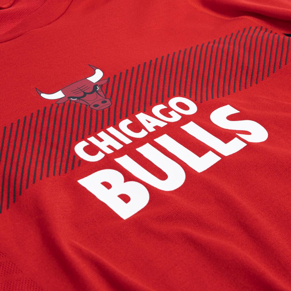 Pánske spodné tričko NBA Bulls s dlhým rukávom červené