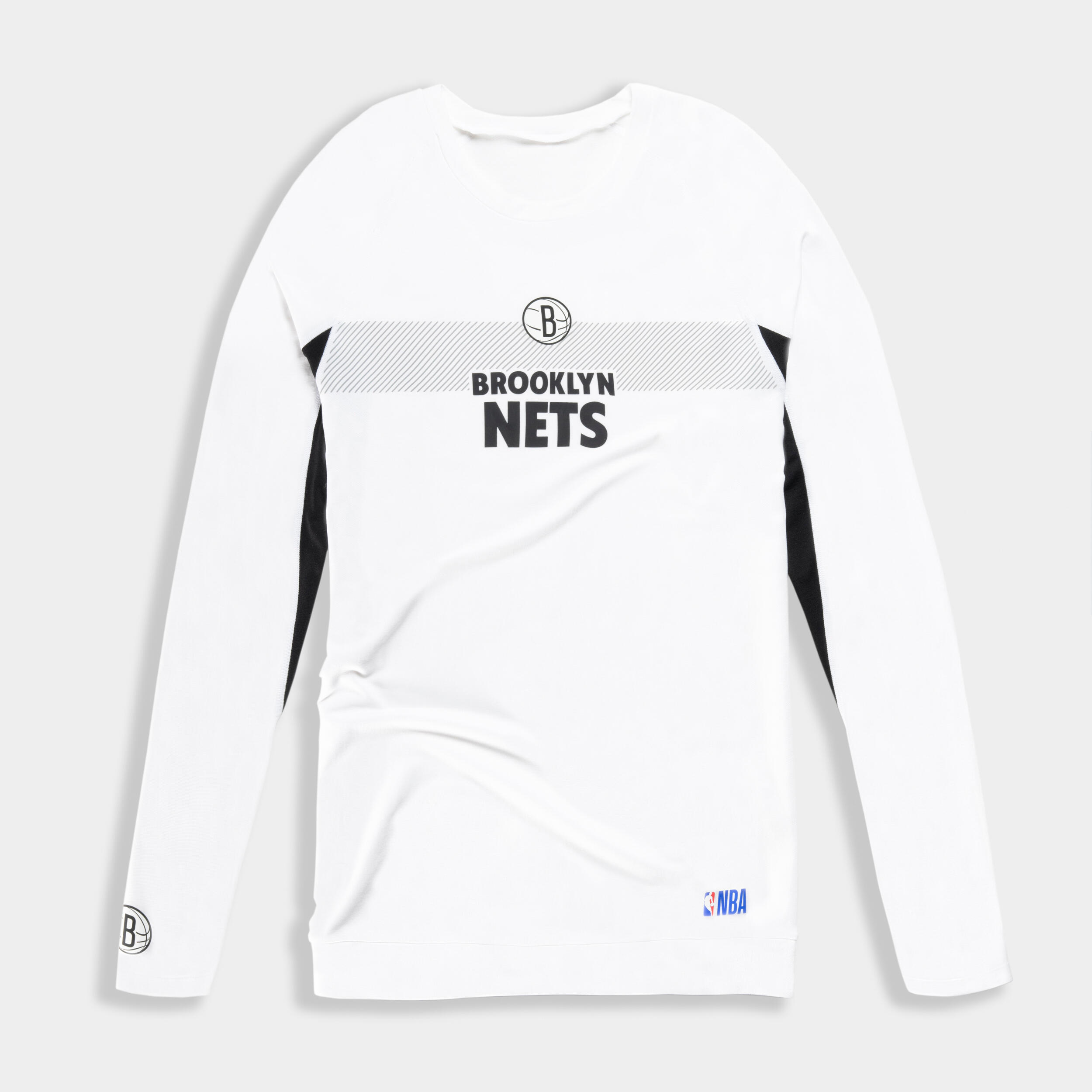 Men's/Women's Basketball Base Layer Jersey UT500 - NBA Brooklyn Nets/White 4/9