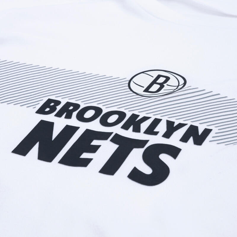 Funktionsshirt langarm Basketball UT500 NBA Brooklyn Nets Damen/Herren weiss
