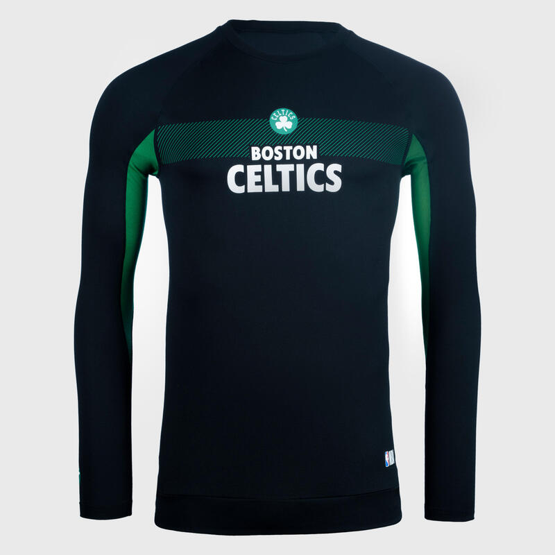 Spodní basketbalový dres s dlouhým rukávem NBA Celtics černý