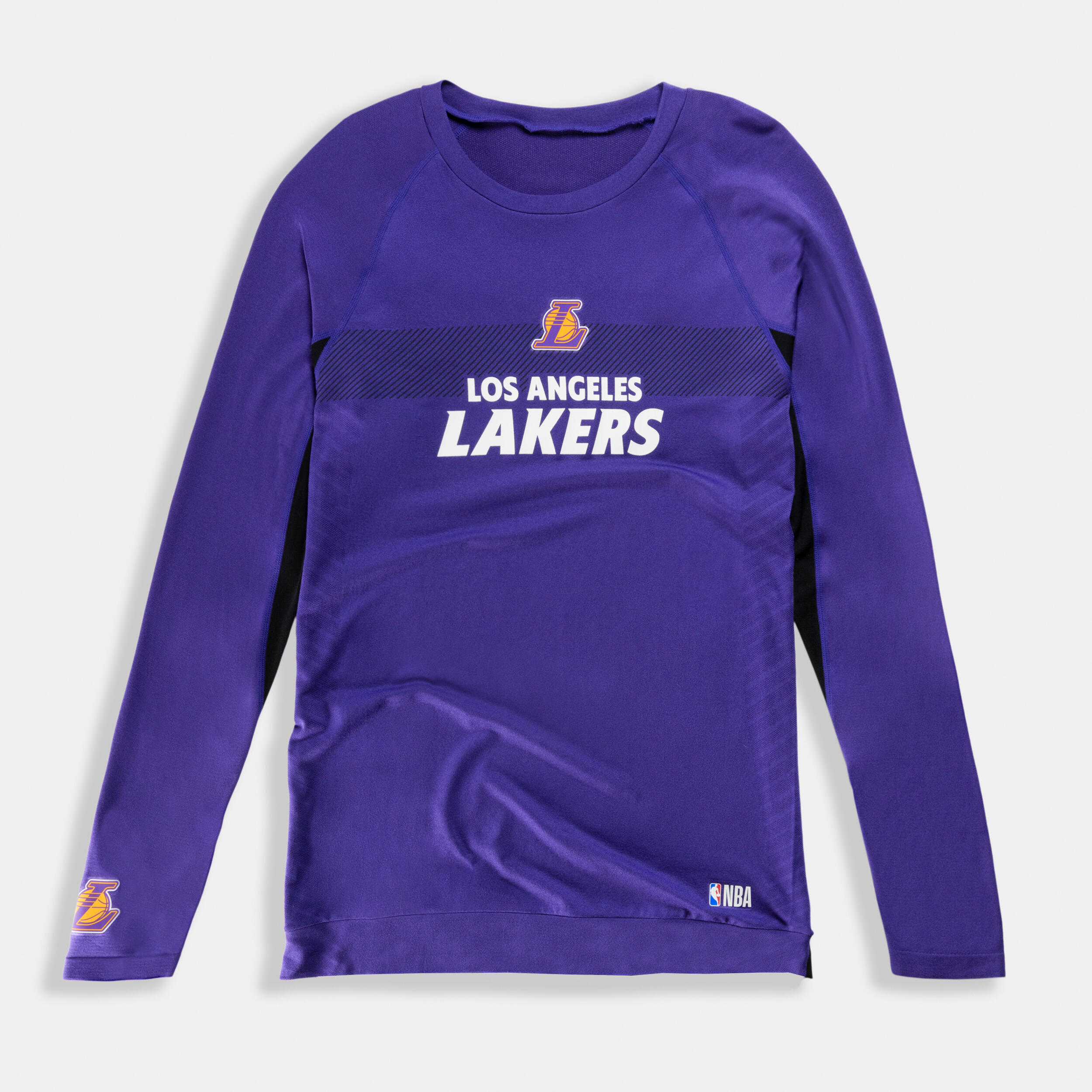 Men's/Women's Basketball Base Layer Jersey UT500 - NBA Los Angeles Lakers/Purple 4/9