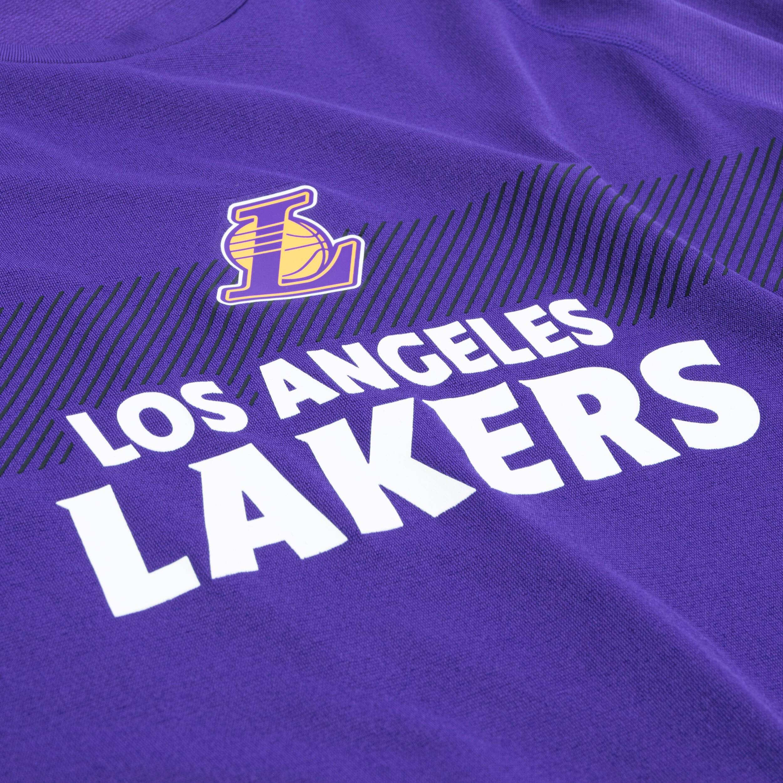 Men's/Women's Basketball Base Layer Jersey UT500 - NBA Los Angeles Lakers/Purple 2/9