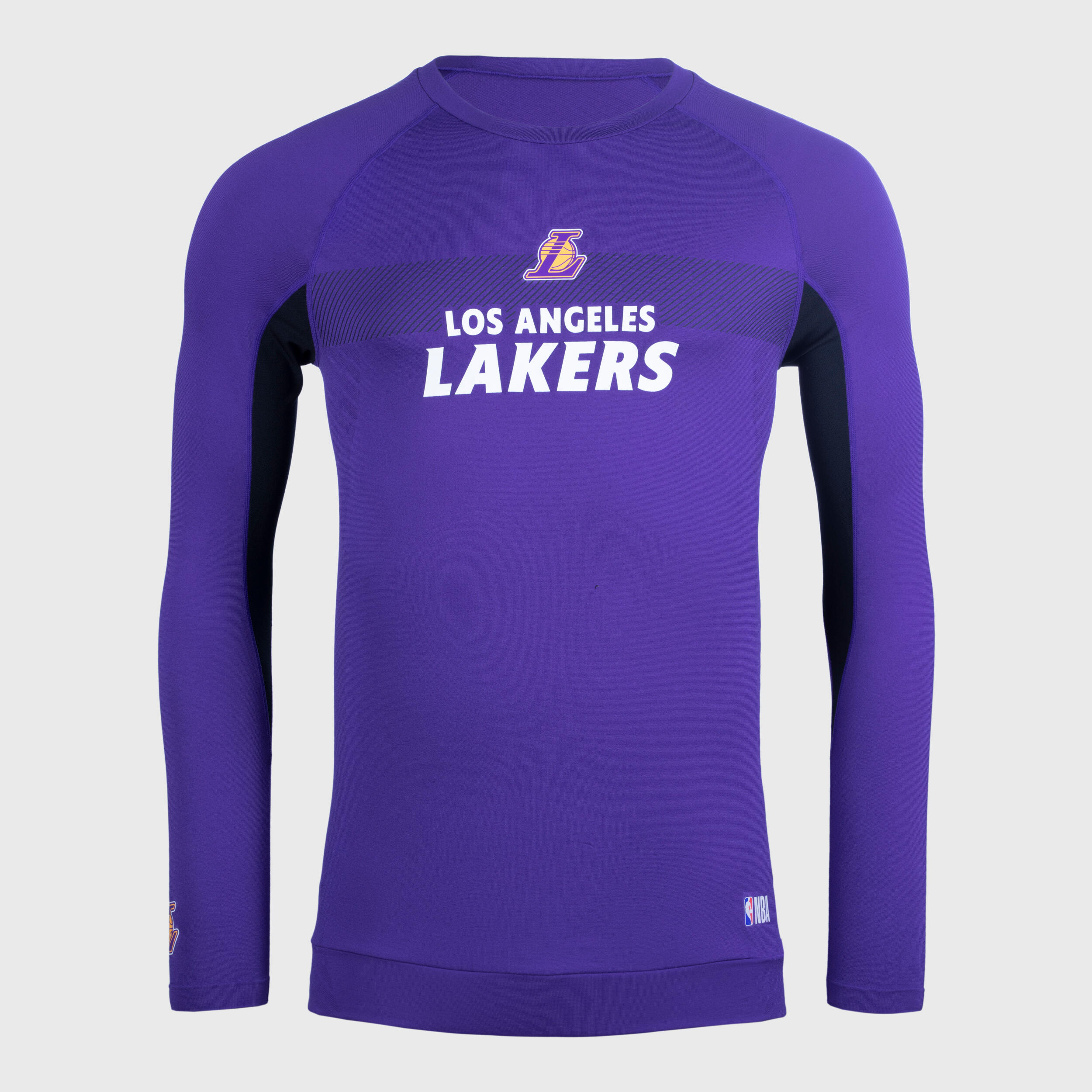 Maglia termica maniche lunghe basket UT 500 NBA LAKERS nera TARMAK |  DECATHLON
