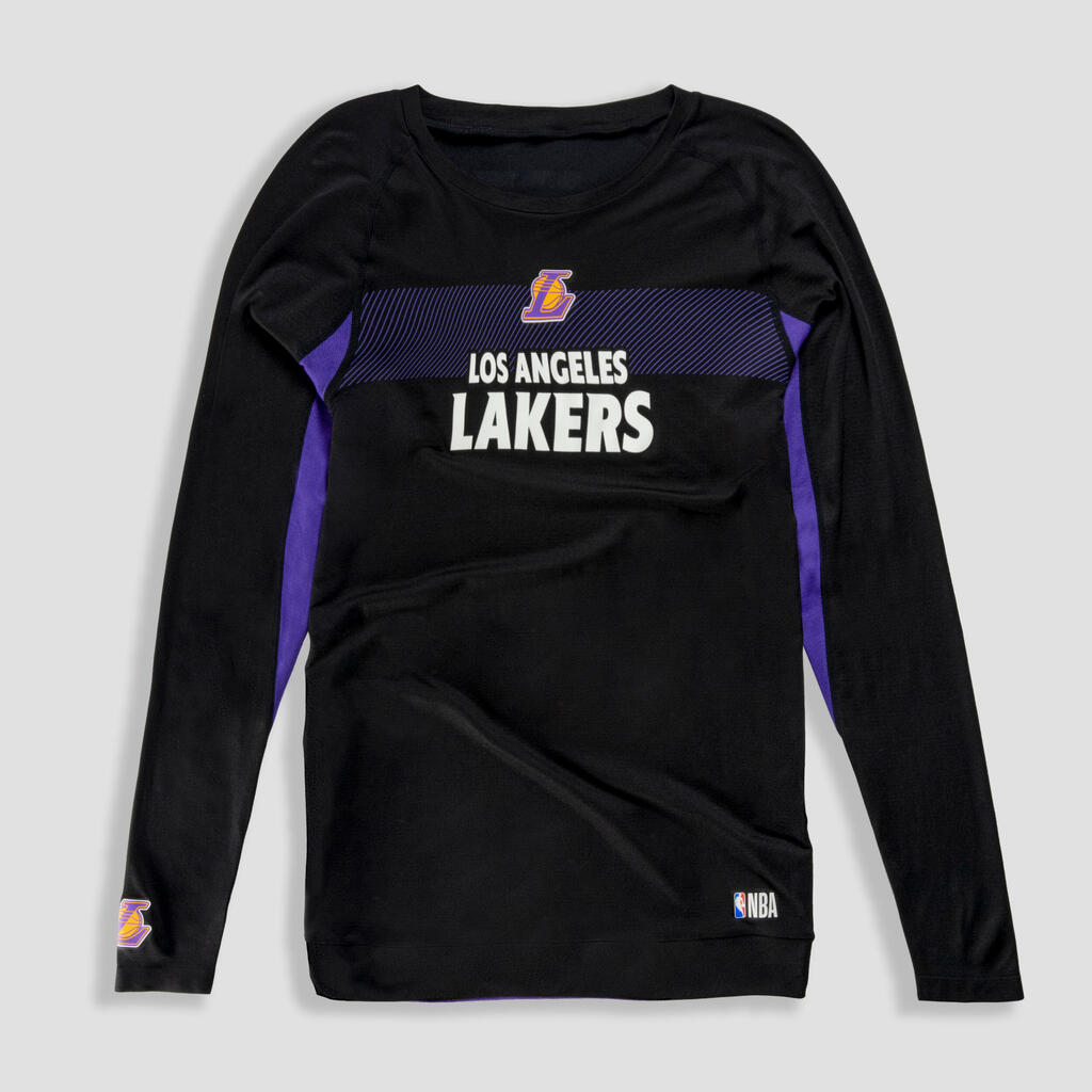 Men's/Women's Basketball Base Layer Jersey UT500 - NBA Los Angeles Lakers/White