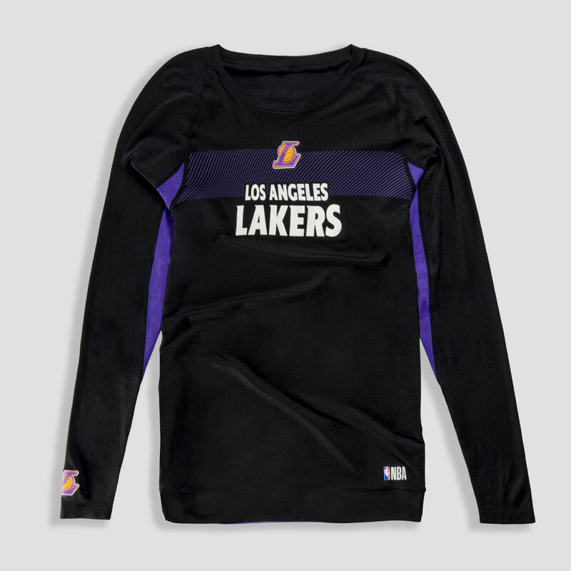Basketbalový spodní dres NBA Los Angeles Lakers UT500 černý 
