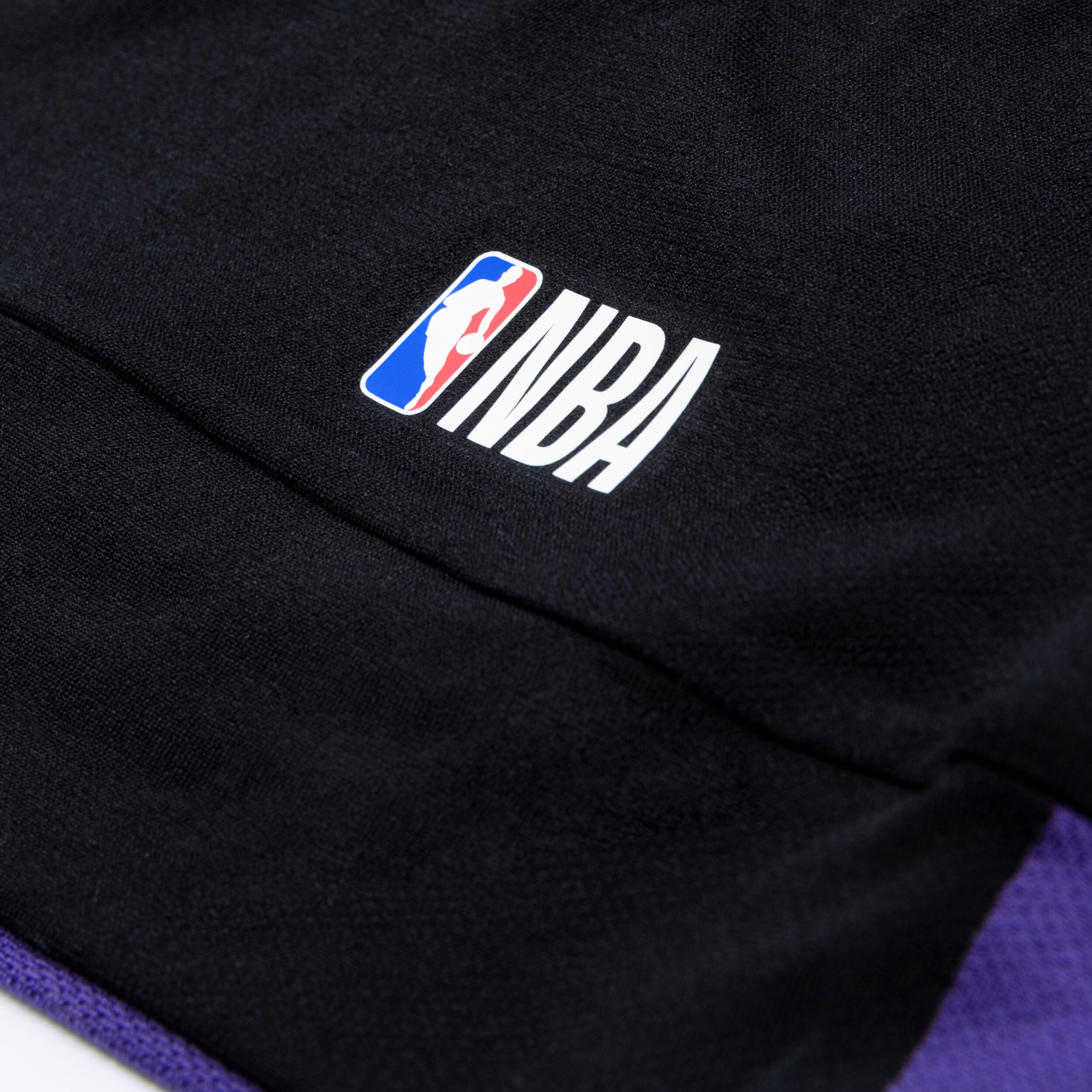 Maglia termica basket unisex UT 500 NBA LOS ANGELES LAKERS nera 3/14