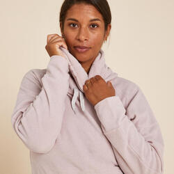 Felpa donna pile yoga melange KIMJALY | DECATHLON