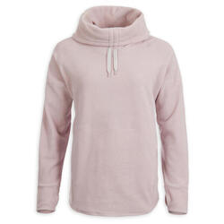 Felpa donna pile yoga melange KIMJALY | DECATHLON