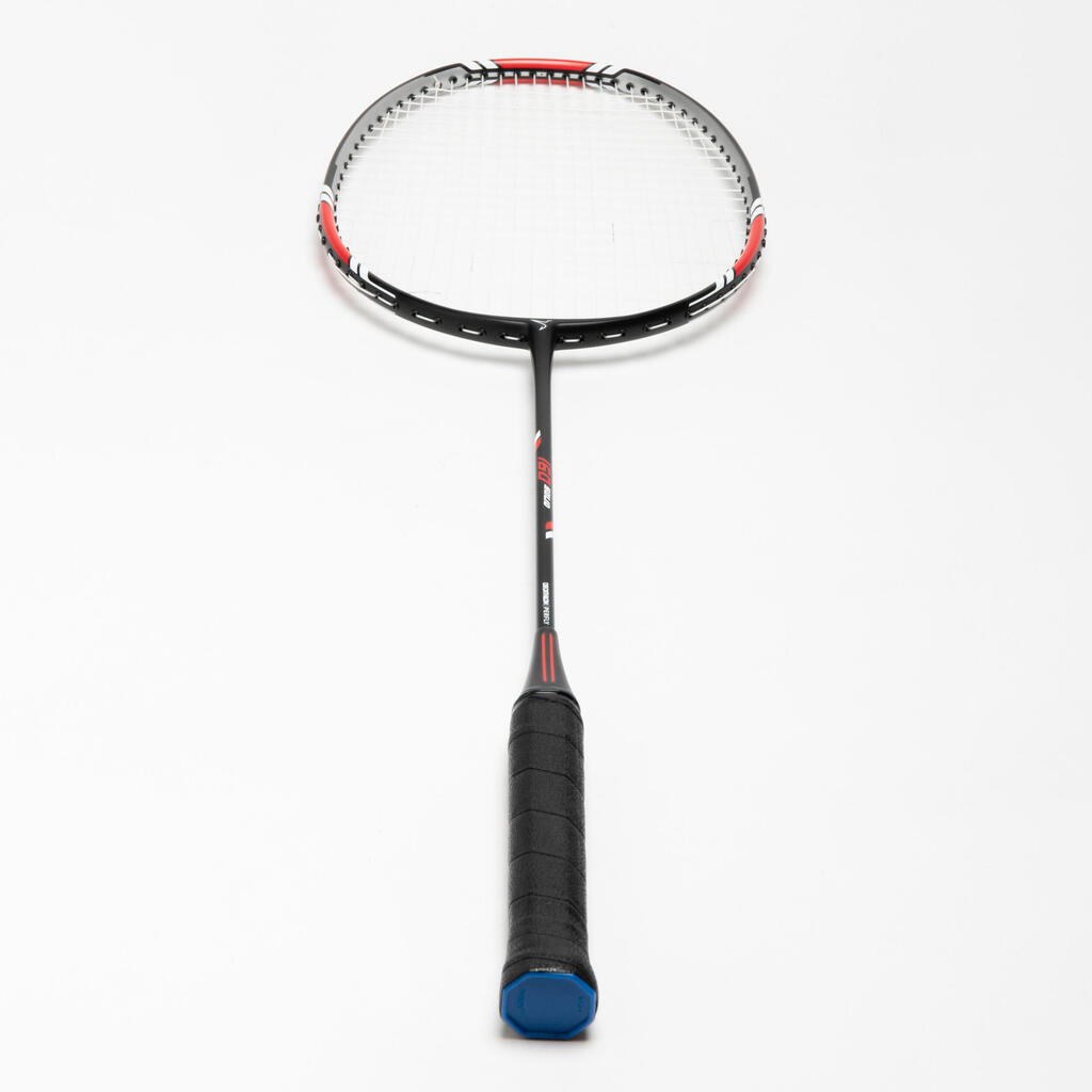 Siv in rdeč badminton lopar BR160 za odrasle