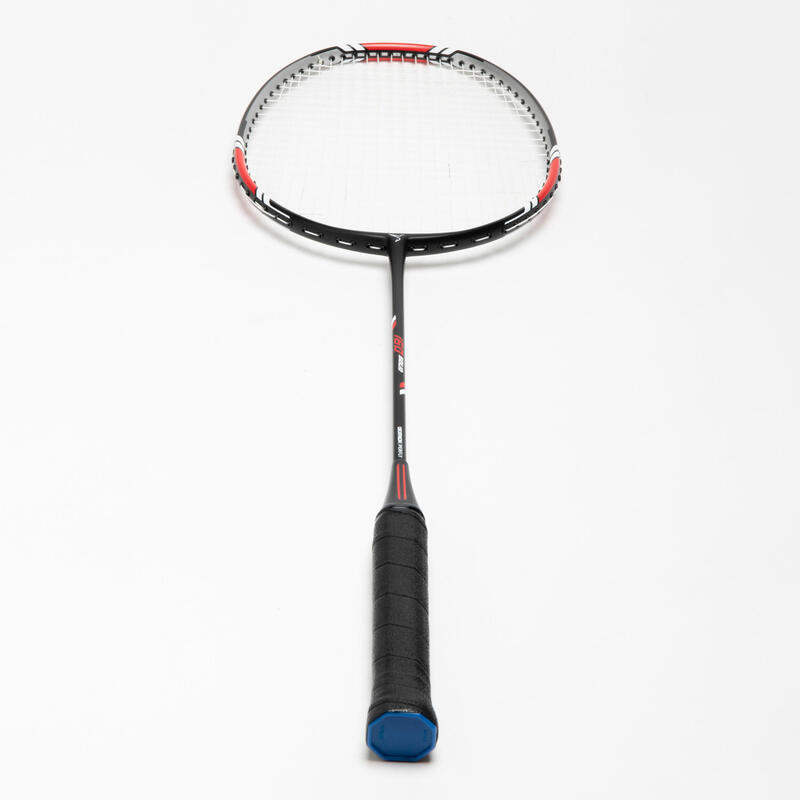 Raquette De Badminton Adulte BR 160 Solid - Gris/Rouge