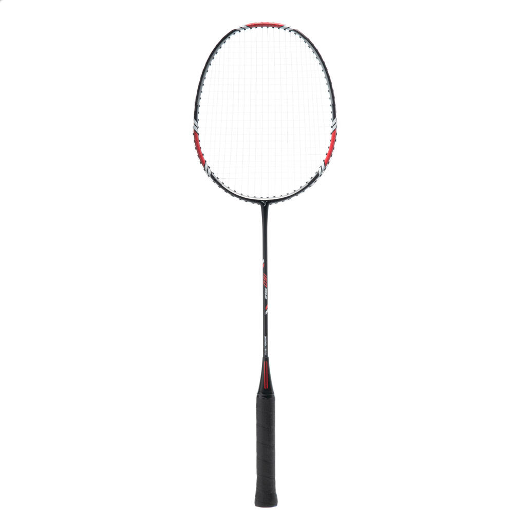 Siv in rdeč badminton lopar BR160 za odrasle