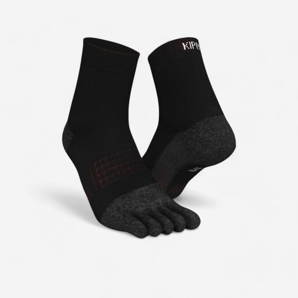 Run900 5-finger socks - black/red