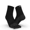 Bežecké ponožky Run900 5-prstové čierno-červené