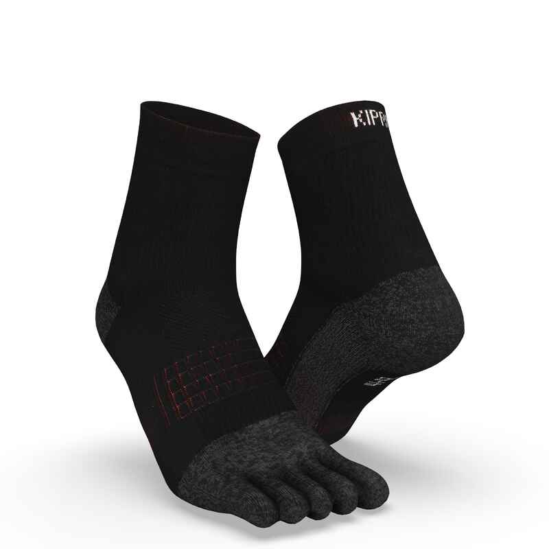 Laufsocken Run900 Zehensocken schwarz/rot Laufsocken Run900 Zehensocken schwarz/rot