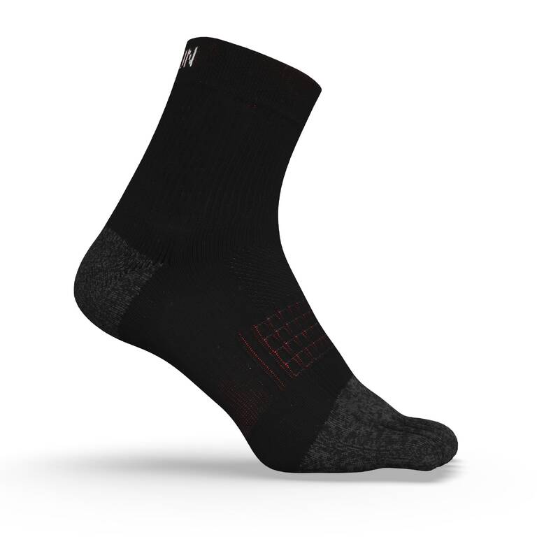 Run900 5-Finger Socks - Black/Red