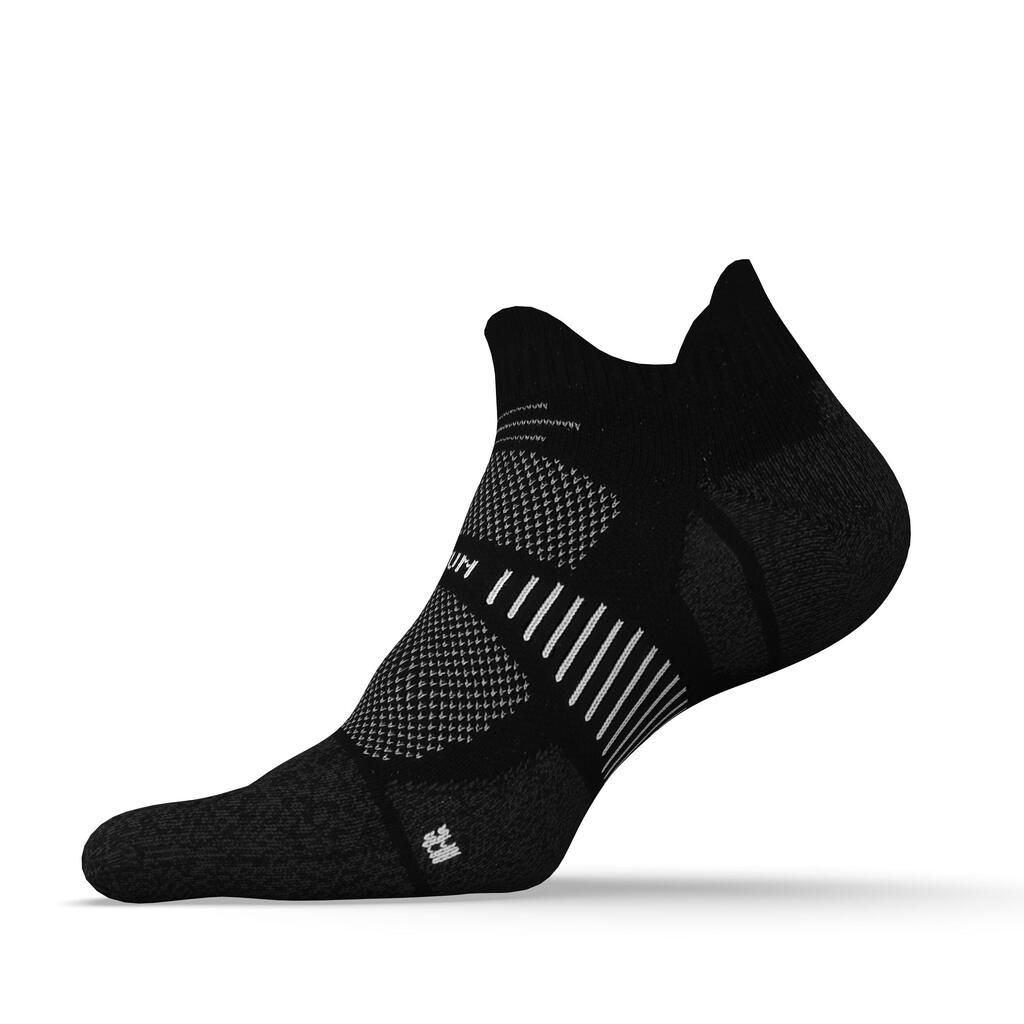 Laufsocken Run900 Invisible dünn Zehensocken schwarz