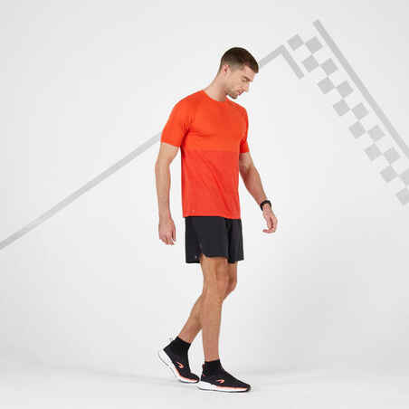 KIPRUN CARE MEN'S RUNNING BREATHABLE T-SHIRT - RED LIMITED EDTION