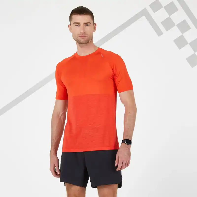 Kiprun Care Men's Running Breathable T-Shirt - Red Limited Edtion