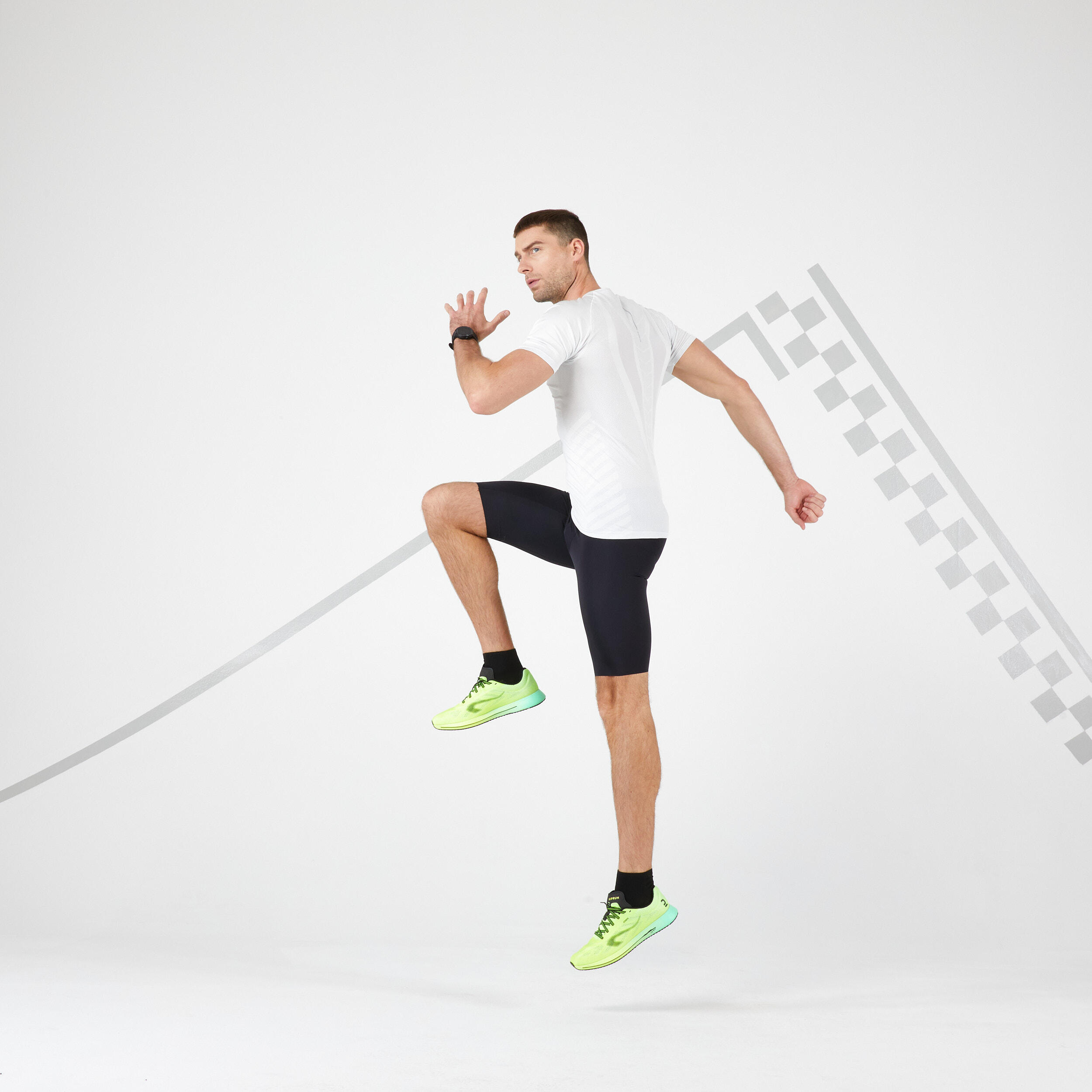 CUISSARD RUNNING HOMME KIPRUN NOIR KIPRUN Decathlon