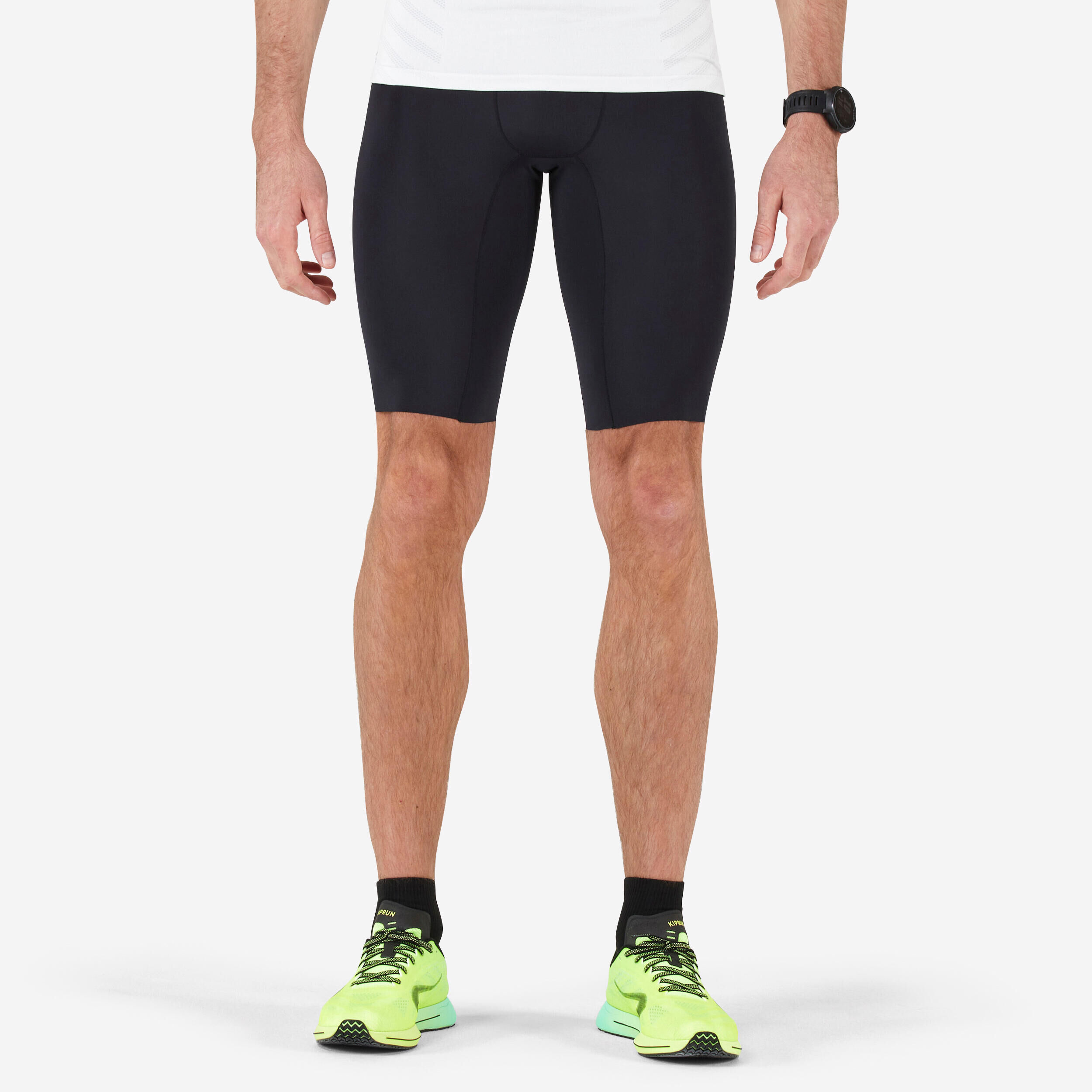 KIPRUN Men's Running Tight Shorts - black